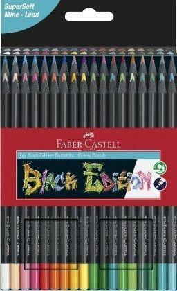 ΞΥΛΟΜΠΟΓΙΕΣ 24 ΧΡΩΜΑΤΩΝ FABER CASTELL BLACK EDITION 116424