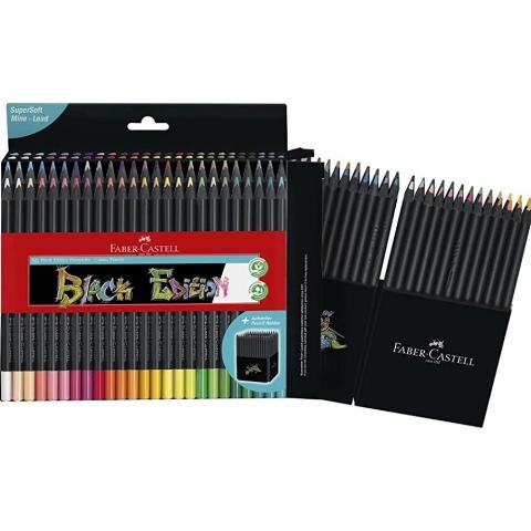 ΞΥΛΟΜΠΟΓΙΕΣ 50 ΧΡΩΜΑΤΩΝ FABER CASTELL BLACK EDITION 116450