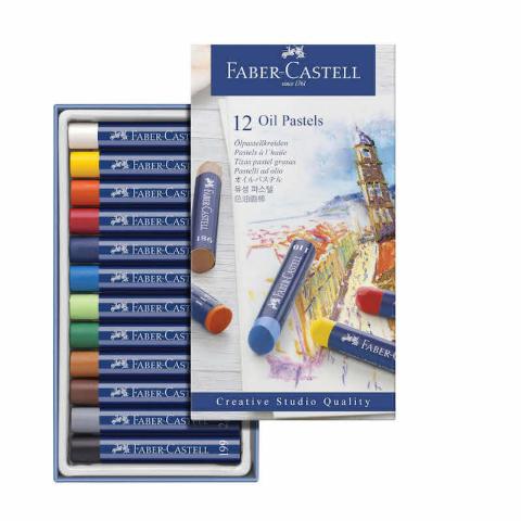 ΛΑΔΟΠΑΣΤΕΛ 12 ΧΡΩΜΑΤΩΝ FABER CREATIVE SET