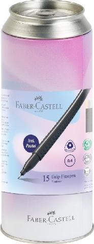 ΣΕΤ 15 FABER CASTELL FINEPEN GRIP 04 CAN BOX