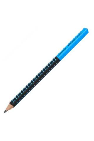 ΜΟΛΥΒΙ FABER CASTELL GRIP ΔΙΧΡΩΜΟ ΜΑΥΡΟ/ΜΠΛΕ