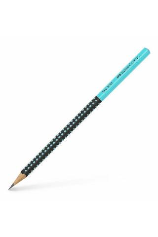 ΜΟΛΥΒΙ FABER CASTELL GRIP ΔΙΧΡΩΜΟ ΜΑΥΡΟ/ΤΙΡΚΟΥΑΖ