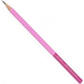 ΜΟΛΥΒΙ FABER CASTELL GRIP ΔΙΧΡΩΜΟ ΡΟΖ