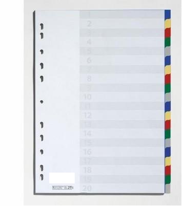 ΔΙΑΧΩΡΙΣΤΙΚΑ ΧΡΩΜΑΤΩΝ 1-20 ΠΛΑΣΤΙΚΑ
