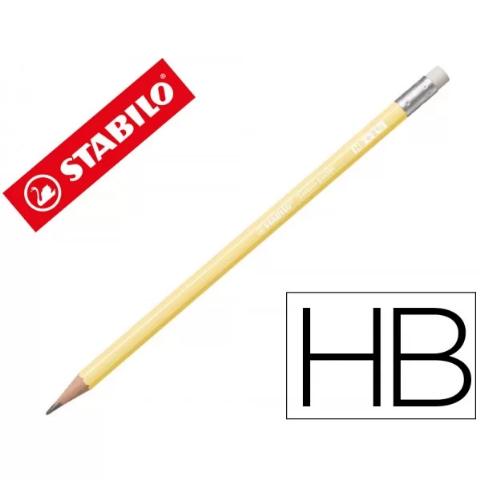 ΜΟΛΥΒΙ ΜΕ ΓΟΜΑ STABILO PASTEL 4908/01 ΚΙΤΡΙΝΟ