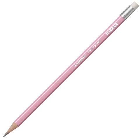 ΜΟΛΥΒΙ ΜΕ ΓΟΜΑ STABILO PASTEL 4908/05 ΡΟΖ