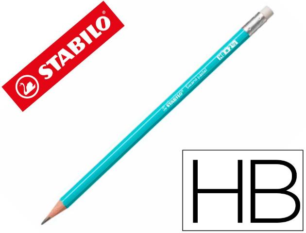 ΜΟΛΥΒΙ ΜΕ ΓΟΜΑ STABILO PASTEL 4908/06 ΜΠΛΕ