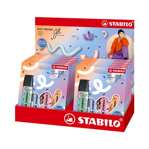 ΣΕΤ STABILO ΥΠΟΓΡΑΜΜΙΣΗΣ 4 ΧΡΩΜΑΤΑ STABILO BOSS PASTEL SCHNEE