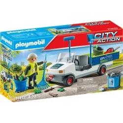 PLAYMOBIL 71433 ΗΛΕΚΤΡΙΚΟ ΟΧΗΜΑ ΟΔΟΚΑΘΑΡΙΣΜΟΥ