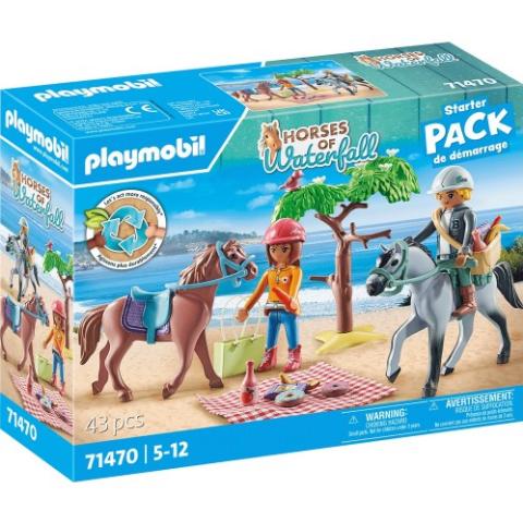 PLAYMOBIL 71470 STARTER PACK ΒΟΛΤΑ ΣΤΗΝ ΠΑΡΑΛΙΑ ΜΕ ΤΗΝ AMELIA ΚΑΙ ΤΟΝ BEN