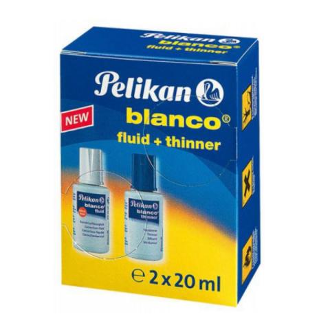 ΔΙΟΡΘΩΤΙΚΟ ΥΓΡΟ ΣΕΤ 20ML PELIKAN BLANKO