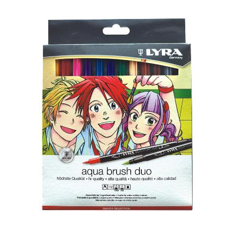 ΣΕΤ 12 ΜΑΡΚΑΔΟΡΟΙ MAGNA DUO AQUA BRUSH LYRA