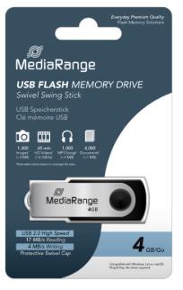 USB 4GB 2.0 MEDIARANGE
