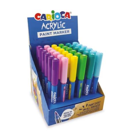 ΜΑΡΚΑΔΟΡΟΙ ΑΚΡΥΛΙΚΟΙ CARIOCA 6 ΧΡΩΜΑΤΩΝ 45102 41400