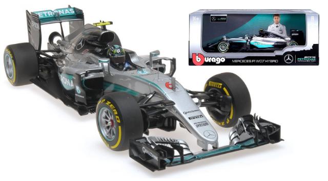BBURAGO 1/18 F1 MERCEDES AMG PETRONAS F1 W07 HYDRIB 2016