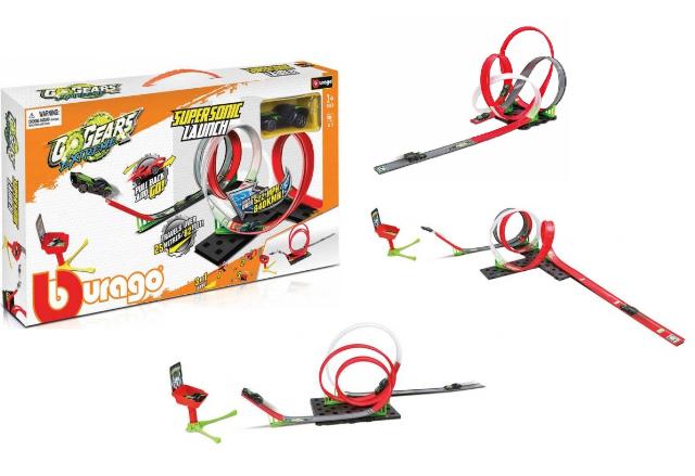 BBURAGO ΠΙΣΤΑ GOGEARS EXTREME SUPERSONIC LAUNCH PLAYSET (INCL 1