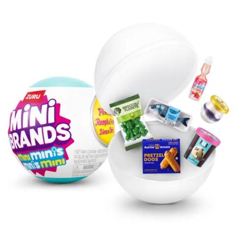 ZURU ΠΑΙΧΝΙΔΙ ΜΙΝΙΑΤΟΥΡΑ ΣΥΛΛΕΚΤΙΚΟ MINI BRANDS SERIES 1 FILL THE FRIDGE ΓΙΑ ΠΑΙΔΙΑ 3+