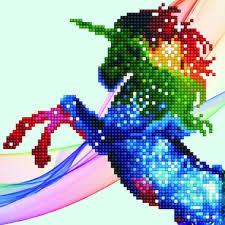 DIAMOND DOTZ 50484 RAINBOW-OMBRE UNICORN