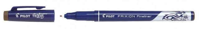 ΣΤΥΛΟ ΜΕ ΓΟΜΑ PILOT FRIXION FINELINER ΚΑΦΕ