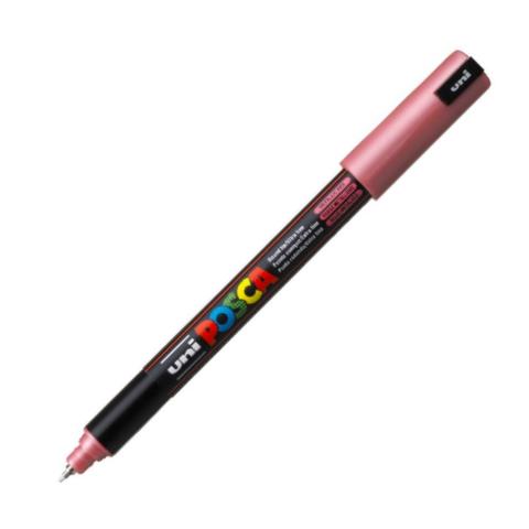 ΜΑΡΚΑΔΟΡΟΣ POSCA PC-1MR ΜΕΤΑΛΛΙΚΟ ΚΟΚΚΙΝΟ