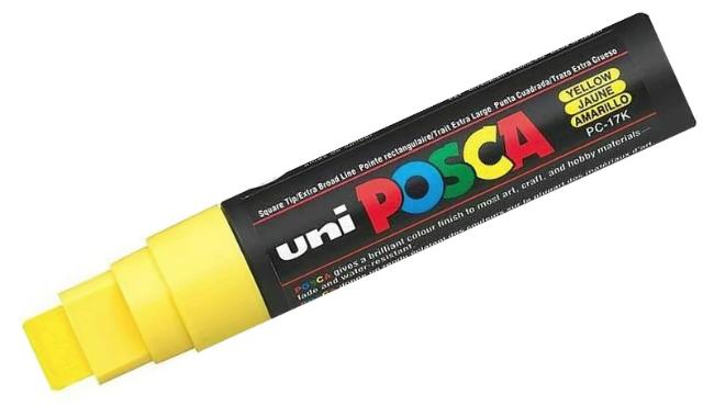 ΜΑΡΚΑΔΟΡΟΣ POSCA PC-17Κ ΚΙΤΡΙΝΟ