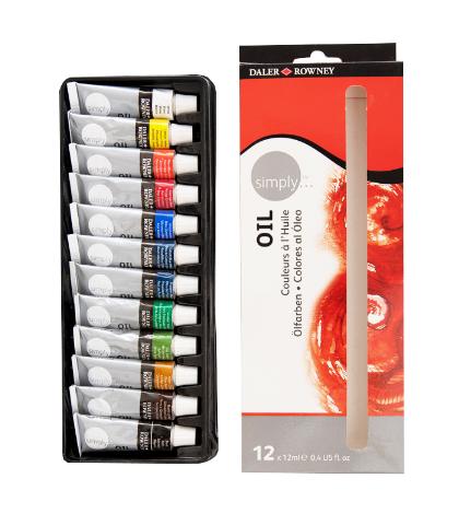 ΣΕΤ 12 ΧΡΩΜΑΤΩΝ ΛΑΔΙ 12ML GRADUATE OIL