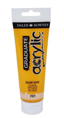 ΑΚΡΥΛΙΚΟ ΧΡΩΜΑ 120ML 701 GRADUATE GOLD ΙΜΙΤ