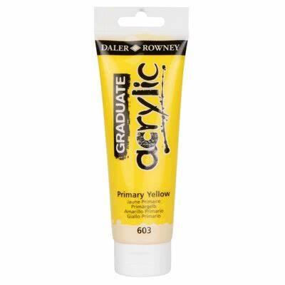 ΑΚΡΥΛΙΚΟ ΧΡΩΜΑ 120ML 603 GRADUATE YELLOW PRIMARY