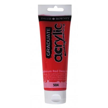 ΑΚΡΥΛΙΚΟ ΧΡΩΜΑ 120ML 504 GRADUATE RED CAD DEEP