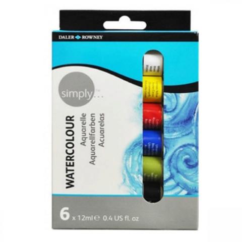 ΣΕΤ ΤΕΜΠΕΡΕΣ 6 ΧΡΩΜΑΤΩΝ 12ML SIMPLY GOUACHE