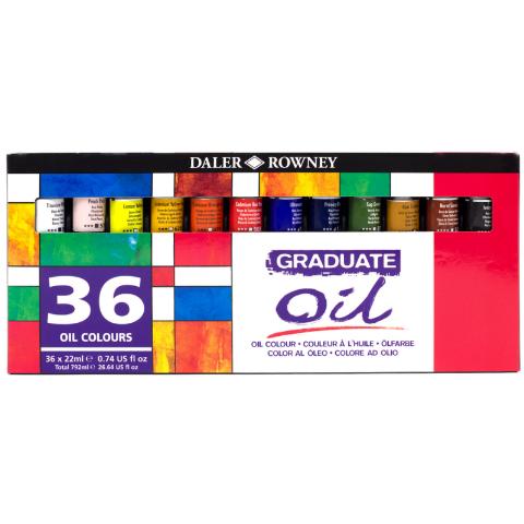ΣΕΤ 36 ΧΡΩΜΑΤΩΝ ΛΑΔΙ 22ML GRADUATE OIL