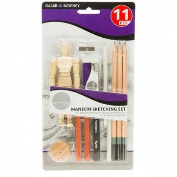 ΣΕΤ ΣΧΕΔΙΑΣΕΩΣ SIMPLY MANIKIN SKETCHING SET