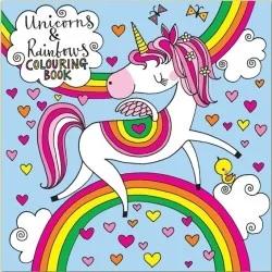 ΒΙΒΛΙΟ ΖΩΓΡΑΦΙΚΗΣ R.E.D. SQCBK19 UNICORNS & RAINBOWS