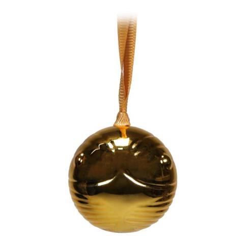 ΚΡΕΜΑΣΤΟ ΔΙΑΚΟΣΜΗΤΙΚΟ HARRY POTTER 7CM GOLDEN SNITCH