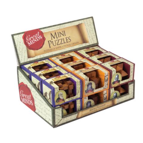 ΓΡΙΦΟΙ ΞΥΛΙΝΟΙ MINI GREAT MINDS WOODEN PUZZLES COLLECTION