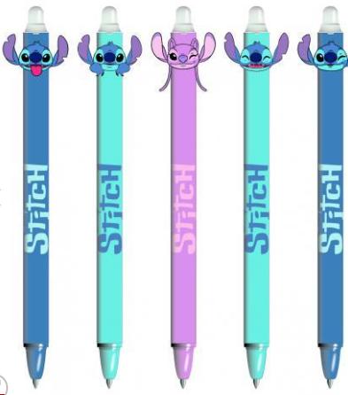 ΣΤΥΛΟ ΜΕ ΓΟΜΑ STITCH BLUE ERASABLE GEL PEN