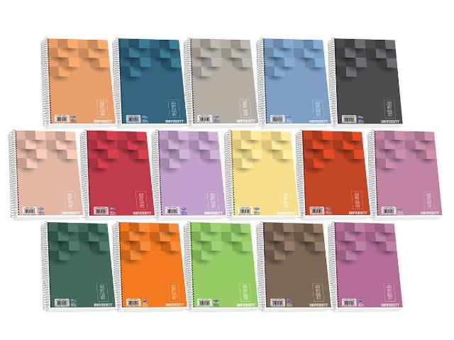 ΤΕΤΡΑΔΙΟ 17Χ25 1ΘΕΜ SKAG UNIVERSITY LAMINATED