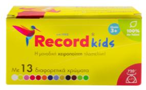 ΠΛΑΣΤΕΛΙΝΗ 13 ΧΡΩΜΑΤΑ 550GR RECORD