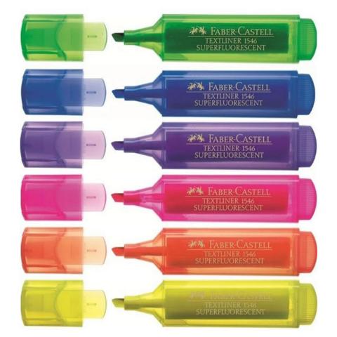 ΜΑΡΚΑΔΟΡΟΣ ΥΠΟΓΡΑΜΜΙΣΕΩΣ FABER CASTELL FLUO 1546 ΚΙΤΡΙΝΟΣ