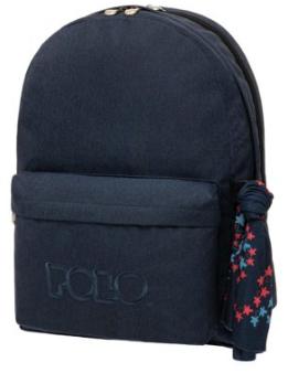 ΤΣΑΝΤΑ POLO ORIGINAL DOUBLE SCARF DARK BLUE-ΣΚΟΥΡΟ ΜΠΛΕ 5100