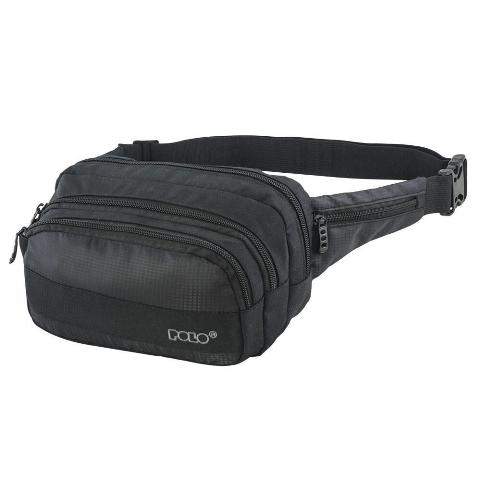 ΜΠΑΝΑΝΑ POLO DOUBLE SQUARE 2000 BLACK - ΜΑΥΡΟ