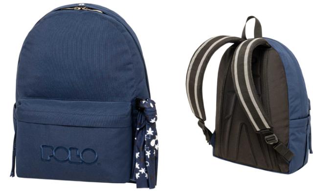 ΤΣΑΝΤΑ POLO ORIGINAL SCARF 5000 NIGHT BLUE-ΜΠΛΕ ΝΥΧΤΑΣ