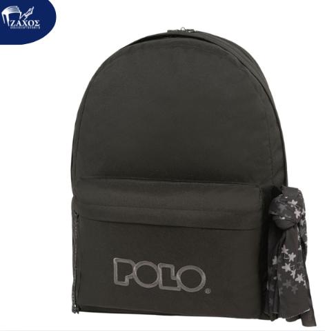 ΤΣΑΝΤΑ POLO ORIGINAL DOUBLE SCARF 2002 BLACK-ΜΑΥΡΟ