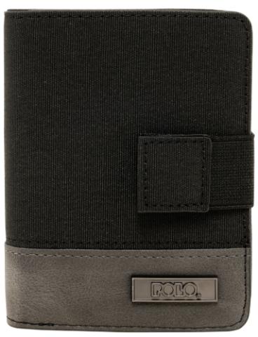 ΠΟΡΤΟΦΟΛΙ POLO WALLET CLASSIC VERTICAL BLACK - ΜΑΥΡΟ 2000