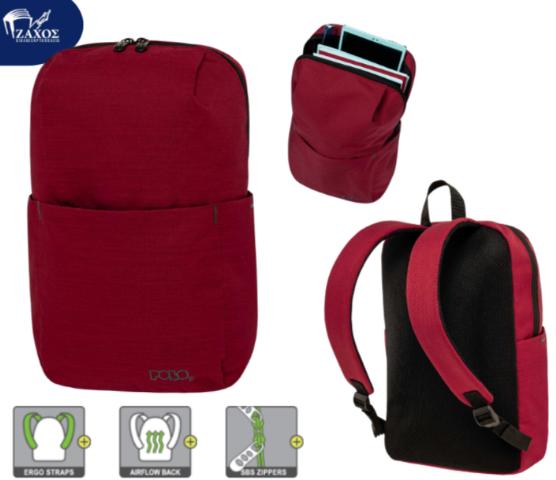 ΤΣΑΝΤΑ POLO AIRY 10LT RED-ΚΟΚΚΙΝΟ 3001