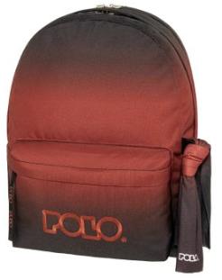 ΤΣΑΝΤΑ POLO ORIGINAL DOUBLE SCARF GRADIENT BLACK/RED GRADIENT 8414