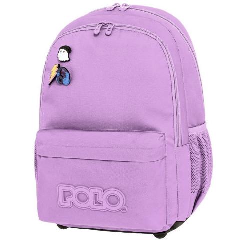 ΤΣΑΝΤΑ POLO PINS LILAC-ΛΙΛΑ 4501