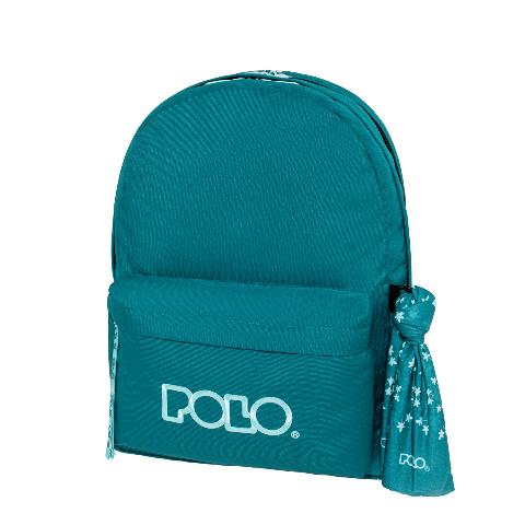 ΤΣΑΝΤΑ POLO ORIGINAL DOUBLE SCARF PETROL-AIR BLUE/ΠΕΤΡΟΛ-ΓΑΛΑΖΙΟ 5853