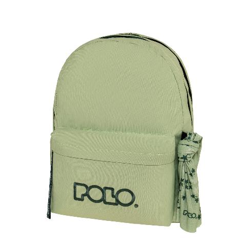 ΤΣΑΝΤΑ POLO ORIGINAL DOUBLE SCARF PISTACHIO-DARK GREEN/ΦΙΣΤΙΚΙ-ΣΚΟΥΡΟ ΠΡΑΣΙΝΟ 6963