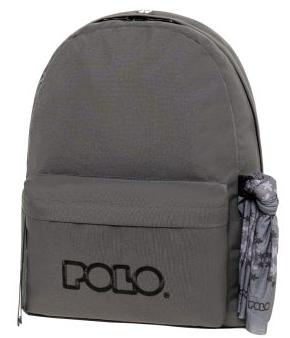 ΤΣΑΝΤΑ POLO ORIGINAL SCARF TITANIUM/BLACK-ΤΙΤΑΝΙΟ/ΜΑΥΡΟ 2620